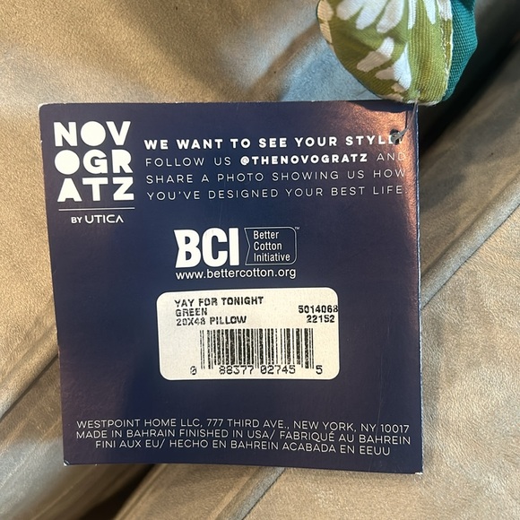 Novogratz Body Pillow “YAY FOR TONIGHT” new with tags - Picture 3 of 4